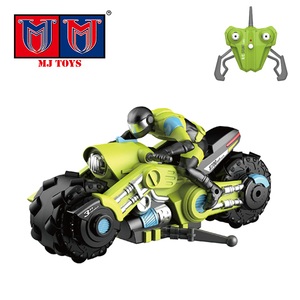 <span class=keywords><strong>2</strong></span>.4G Mini <span class=keywords><strong>vélo</strong></span> de course d'escalade électrique 1:10 télécommande Mcnamu roue cascadeur dérive auto-équilibre Rc moto jouets - Product Image 2