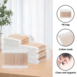 Disesuaikan grosir kapas kayu sekali pakai buds of Home Outing kapas portabel penyeka - Product Image 6