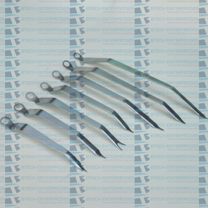 Retractor de doble doblado acetabular Hohmann, juego de instrumentos ortopédicos mínimamente invasivos, acero inoxidable Total Hip - Product Image 1