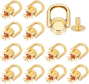 Pcs D Ring <b>Stud</b> Screw Ball Degree Rotatable Ball Post Head Buttons D Ring <b>Stud</b> Screw Buttons Metal Ring Head Buttons Gold Ball S - Product Image 1