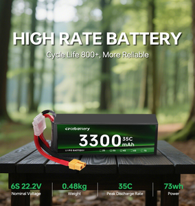 도매 11.1V 3300mah 4S <span class=keywords><strong>Lipo</strong></span> 리튬 이온 배터리 팩 14.8V 4S 충전식 배터리 드론 - Product Image 2