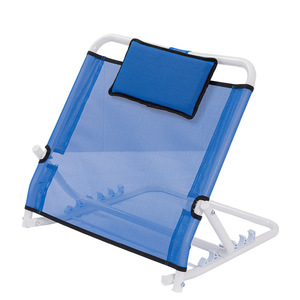 <b>Bed</b> Backrest <b>Folding</b> Recliner Chair Adjustable Support Blue For Adults And Elderly - Product Image 2