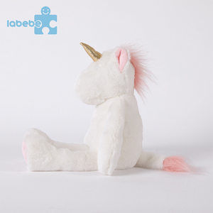 il fornitore della Cina rassicura il giocattolo morbido del consolatore del bambino di disegno dell'unicorno della coperta molle - Product Image 2