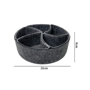 Boîte de rangement de bureau en feutre de qualité industrielle - Organiseur compact pour tiroirs de bureau et maintien de l'ordre - Product Image 4