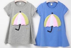 T-shirt long pour filles d'été, vêtements pour enfants, vente en gros - Product Image 6