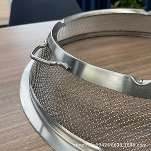 Cubierta de acero inoxidable KZHHZ para estufa de leña, grande, portátil, para exteriores, antichispas, resistente al óxido, para camping. - Product Image 1