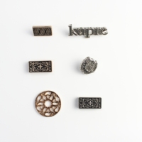 Insigne magnétique en métal personnalisé de haute qualité broche étiquette de qualité pour vêtements sacs chaussures avec technique de placage