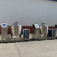 Machine de pasteurisation du lait intégrée, cuve de pasteurisation automatique avec chauffage et refroidissement pour le lait et le yaourt