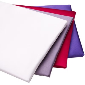 Precio de fábrica 100% tela satinada de poliéster 395 satén nupcial satén opaco 160 gsm 180gsm 200gsm vestido de novia tela estampada - Product Image 6