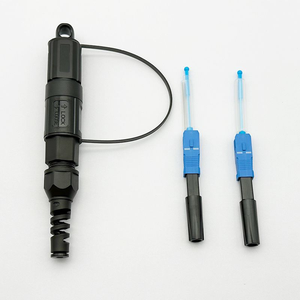 Connecteur rapide à fibre optique à faible perte d'insertion, sortie d'usine, assemblage rapide, SC APC/UPC, fusion à chaud, étanche, FTTH, réseau 5G - Product Image 1