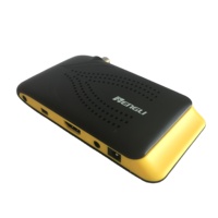 MIni receptor de TV Digital de plástico, DVB-S/S2, para satélite de mercado europeo