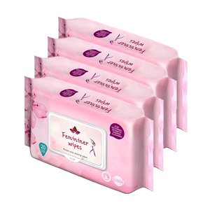 Lingettes Féminines Prix Usine, Emballées Individuellement, Lingettes Yoni Jetables Antibactériennes pour l'Hygiène Quotidienne des Femmes - Product Image 1