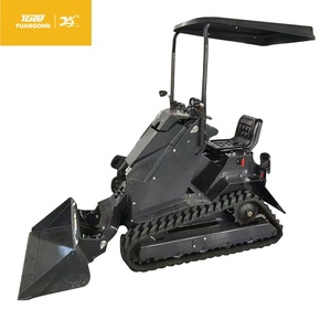 Chargeuse compacte sur chenilles YGZG à haut débit hydraulique pour travaux intensifs avec accessoires – Chargeuse sur chenilles compacte - Product Image 1