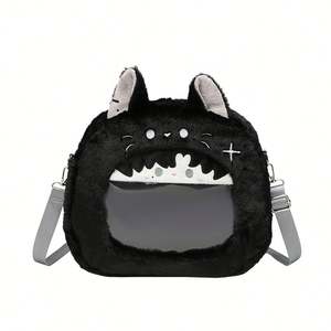 แฟชั่นใหม่สำหรับผู้หญิง สไตล์ญี่ปุ่น ลายการ์ตูนอนิเมะ พร้อมซิปสองช่อง ราคาประหยัด - Product Image 1