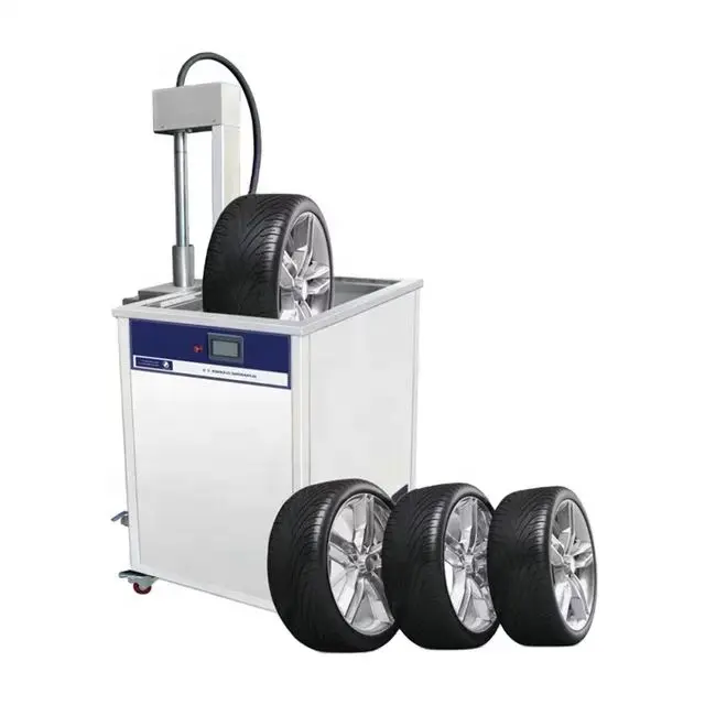 Bon prix avec Power Lift Agitation Pneu chauffant Pneus ultrasoniques Nettoyeur Machine à roues