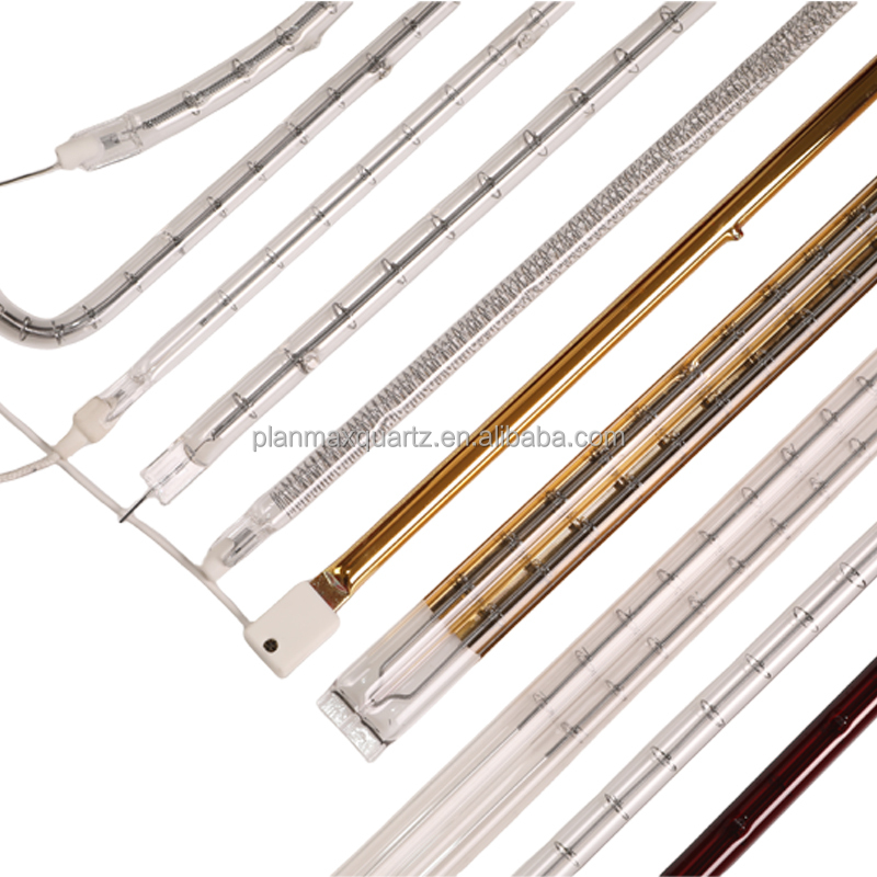 Infrared Tungsten Quartz Glass Heater Lamp IR Tube Halogen Bulbs 120v 1500w