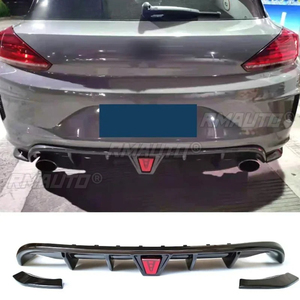 สปอยเลอร์กันชนหลังรถยนต์ ชิ้นส่วนตกแต่งสำหรับ VW Scirocco R 2015-2017 ฝาครอบป้องกันกันชน อุปกรณ์ตกแต่งรถยนต์ - Product Image 1