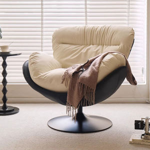 Set furnitur telur logam Putar sofa, kursi sofa Modern berlengan rumah, Set furnitur telur ruang tamu - Product Image 6