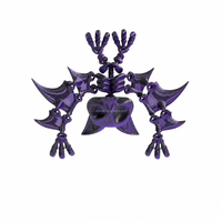Jouet anti-stress articulé en 3D avec articulations flexibles, parfait pour la décoration gothique, idéal pour les cadeaux de récompense et les cadeaux d'entreprise