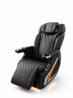 Siège d'aviation électrique en cuir Nappa avec chauffage, ventilation et massage, cadre en acier haute résistance, capacité de charge de 150 kg, Vito Sprinter Van