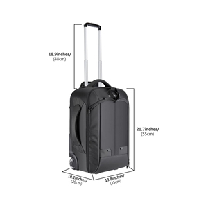 NEEWER Sac à dos à roulettes convertible 2-en-1 avec poignée télescopique et séparateurs antichocs pour appareil photo reflex numérique - Product Image 3