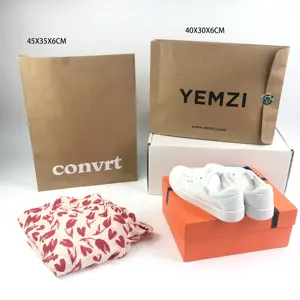 Self Sealing Tear Resistant Small Business Mailing Packages Natural Kraft Bubble Paper Bag Envelopes Padded Mailer for shoes