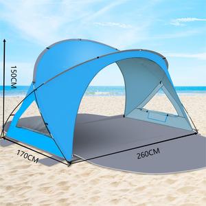 Carpa de Playa Familiar con Doble Cremallera, Protección Solar UV, Refugio Impermeable, Logotipo Personalizado para Acampar, Carpas para Exteriores - Product Image 2