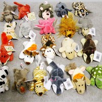 Série d'aimants de réfrigérateur en peluche, animaux de la jungle réalistes et de dessin animé, autocollants magnétiques, design personnalisable, fabriqué en Chine