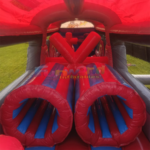 Pista de obstáculos inflable de calidad comercial para niños, fiestas al aire libre, con diseño de grafiti, para adultos. - Product Image 5