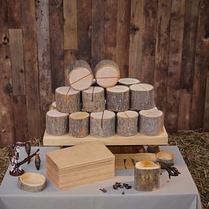 Wholesale Wooden Picture Holder <b>Rustic</b> <b>Wood</b> Table Number and Place Card Holders for Weddings and Parties Dropshipping - Product Image 1