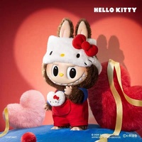 Auténtico POPMART Original, Personajes de Peluche de Vinilo de la Serie MONSTERS Hello Kitty (Patatas Fritas), Embalaje Original, Unisex