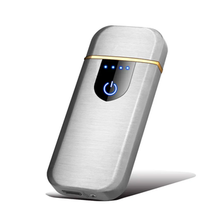 ولاعة سجائر كهربائية اشتعال <span class=keywords><strong>usb</strong></span> قابلة لإعادة الشحن ولاعة للتدخين شعار مخصص شاشة تعمل باللمس التعريفي رقيقة جدا الشحن - Product Image 6