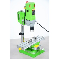 Perceuse à colonne électrique à vitesse variable 710W, mini perceuse de table 1,5-13mm, base en aluminium, multifonctionnelle, DIY, pour bois 30mm/acier 8mm