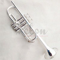 Weifang Rebon C Key Nickel Silver Plated Cheap Trumpet