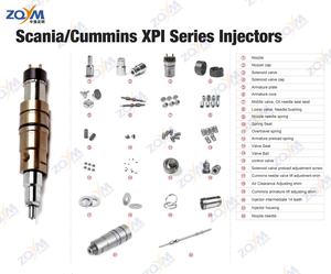 ZQYM, 60 шт., форсунка Common Rail, арматура, регулировка, прокладка форсунки 2,94-2 .. 99 для инжектора Scani-a Cummin-s XPI - Product Image 6