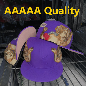 Nuovo Design <span class=keywords><strong>Era</strong></span> Cappellino Unisex con Visiera Piatta in Poliestere/Cotone, Ricamo 3D, Traspirante, per Uso Quotidiano e Sportivo - Product Image 5