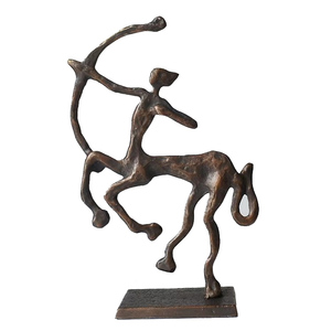 <span class=keywords><strong>Statue</strong></span> du Sagittaire en fonte Sculpture centaure gravée complexe pour Figurine de décoration de la maison - Product Image 1