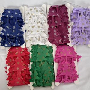 Rideau de porte de Noël imprimé étoiles, rideau de pluie pour sapin de Noël, ensemble de décorations de fête - Product Image 5