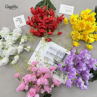 Fleur artificielle de haute qualité pour la décoration de la pièce QYYN-1841 20 têtes de carnations