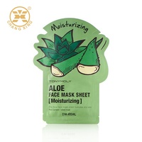 Masque facial en feuille de forme spéciale personnalisé, style coréen, vente chaude en Chine, emballage en sachet