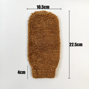 Eco-Vriendelijke Koreaanse Badhandschoenen Douche Exfoliator Body Wash Douche Jute Mitt Huid Scrub Bad Bamboe Exfoliërende Handschoenen - Product Image 3