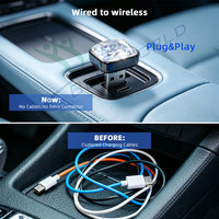 Adaptateur USB CarPlay et Android Auto filaire vers sans fil, dongle à brancher pour voitures, fournisseur d'usine, vente en gros