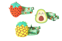 Sacs à bandoulière en silicone pour enfants, style japonais, mini-fruits, personnalisés, mignons, sacs à main de dessin animé pour filles, magnifiques sacs à main pour enfants