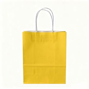 Bolsas de Papel Kraft de Regalo Personalizadas, Coloridas y Portátiles de KM para Empaque - Product Image 2
