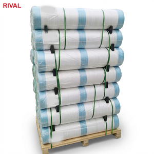 Filet <span class=keywords><strong>de</strong></span> paillage rond pour balles <span class=keywords><strong>de</strong></span> foin en HDPE blanc 10 g/m², 1,23 m x 3000 m, pour alimentation lente - Vente chaude - Product Image 5
