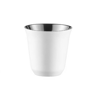 DF White 304 Stainless Steel Children's Double-layer Vacuum Heat-insulated Portable Coffee/Wine/<b>Tea</b> Capsule <b>Cup</b> 80/160ML Outdoor - Product Image 1