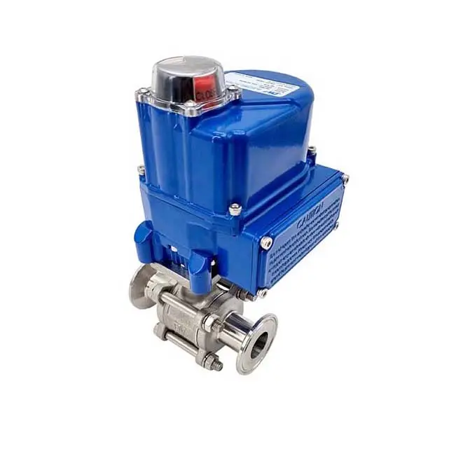 Wholesale Price Mini Ball Valve Warehouse Best Seller Electric Visual Position Electric Sanitary 3-Piece Ball Valve