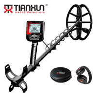 Détecteur de métaux longue portée Tianxun V80, étanche IP68, multifréquence, recherche en profondeur, détecteur d'or souterrain sans fil Bluetooth