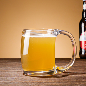 Verres à bière <span class=keywords><strong>Carlsberg</strong></span> de style moderne 410 ml en gros – Tasses à boire classiques en <span class=keywords><strong>verre</strong></span> transparent en forme de corne à large ouverture et fond large - Product Image 1