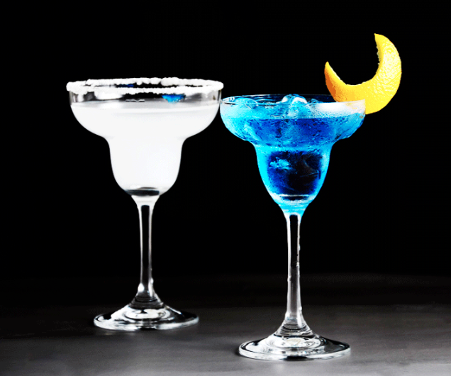 Elegant Glass Goblet Clear Cocktail Glasses Long Stem Margarita Martini Glasses